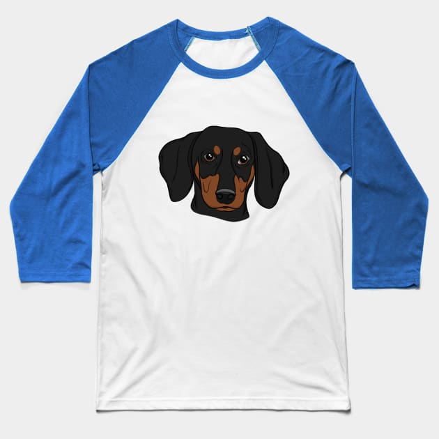 Dachshund Baseball T-Shirt by rmcbuckeye
